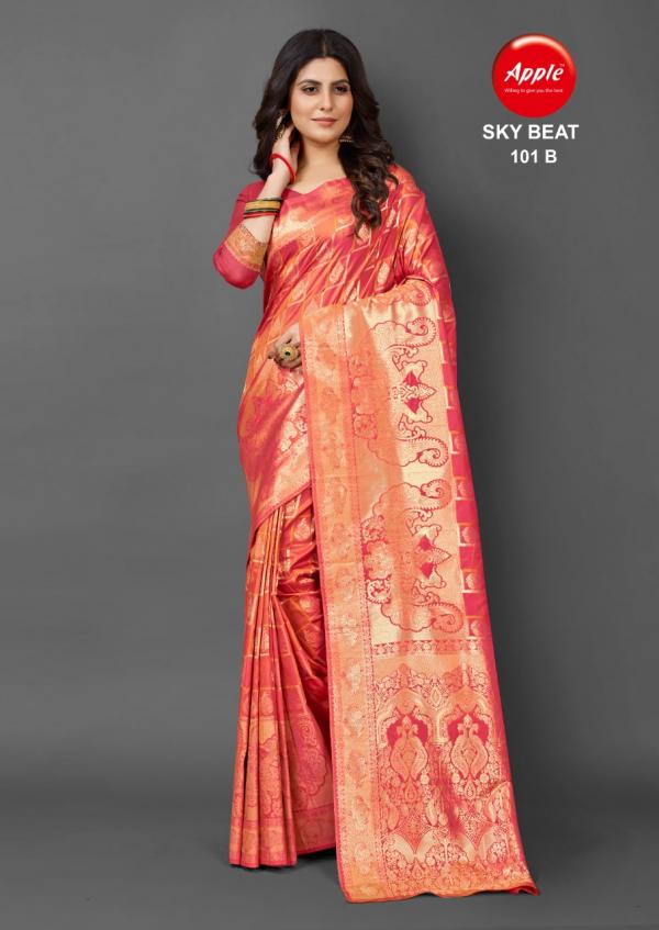 Apple Sky Beat 101 Festival Wear Silk Saree Collection